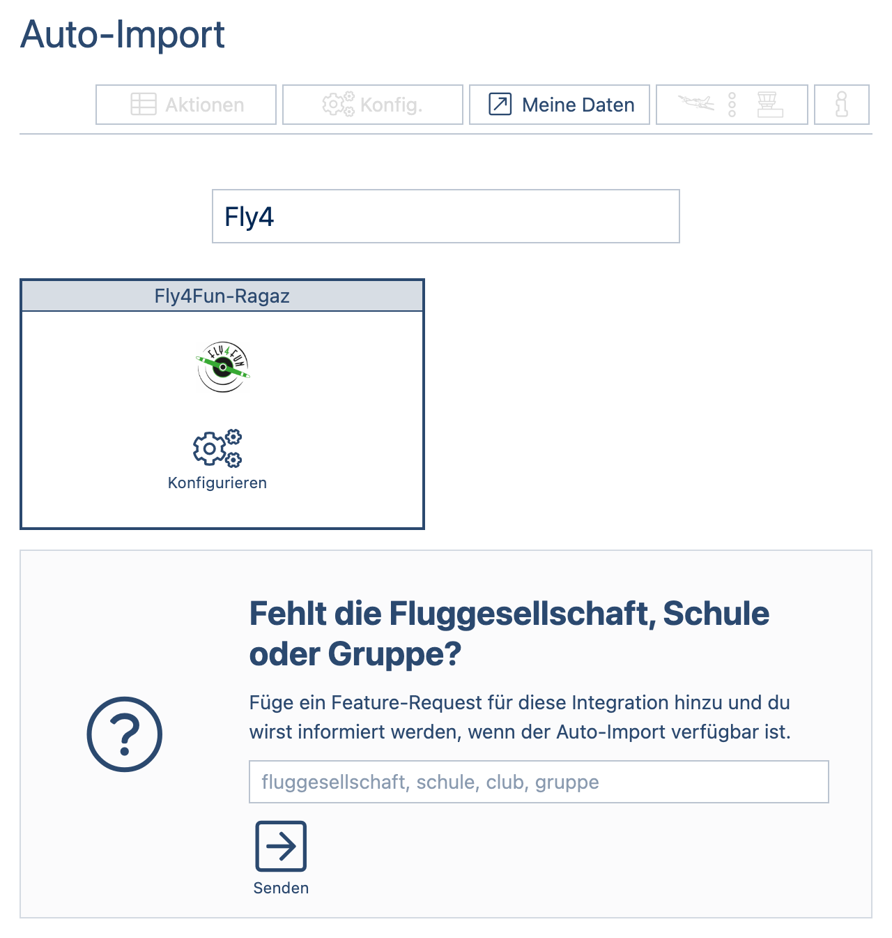 Capzlog.aero Auto-Import Club Capzlog_Auto_Import_Select_Club_Image